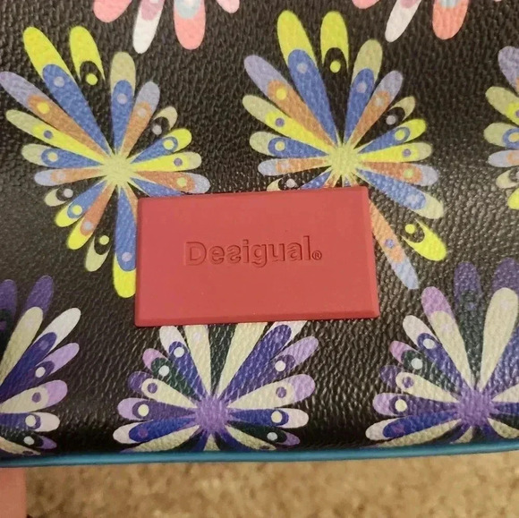 Women`s DESIGUAL Crossbody Bag Floral Print Multicolor  #O - Picture 4 of 8